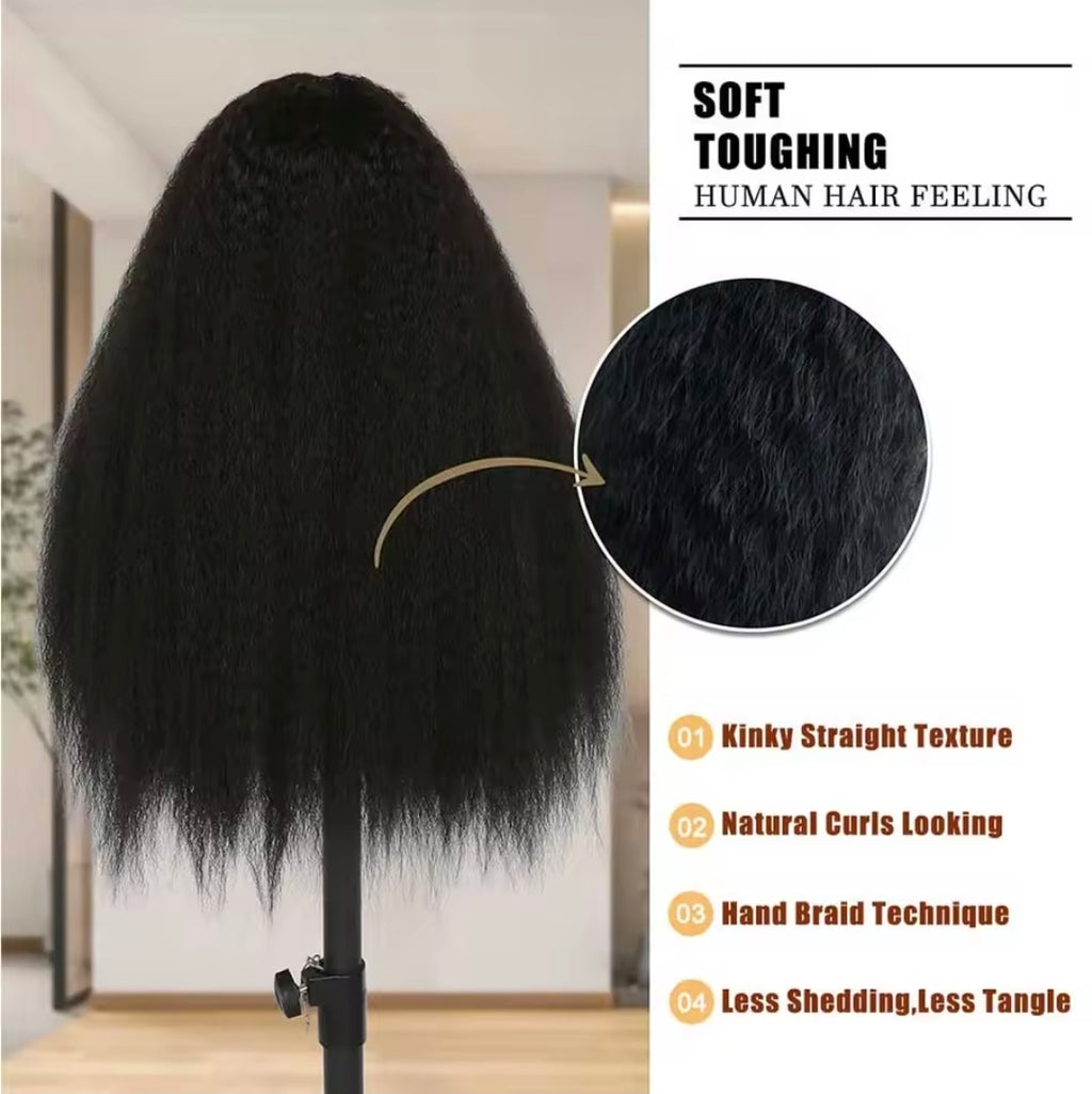Soft Touching Huaman Hair (Black)