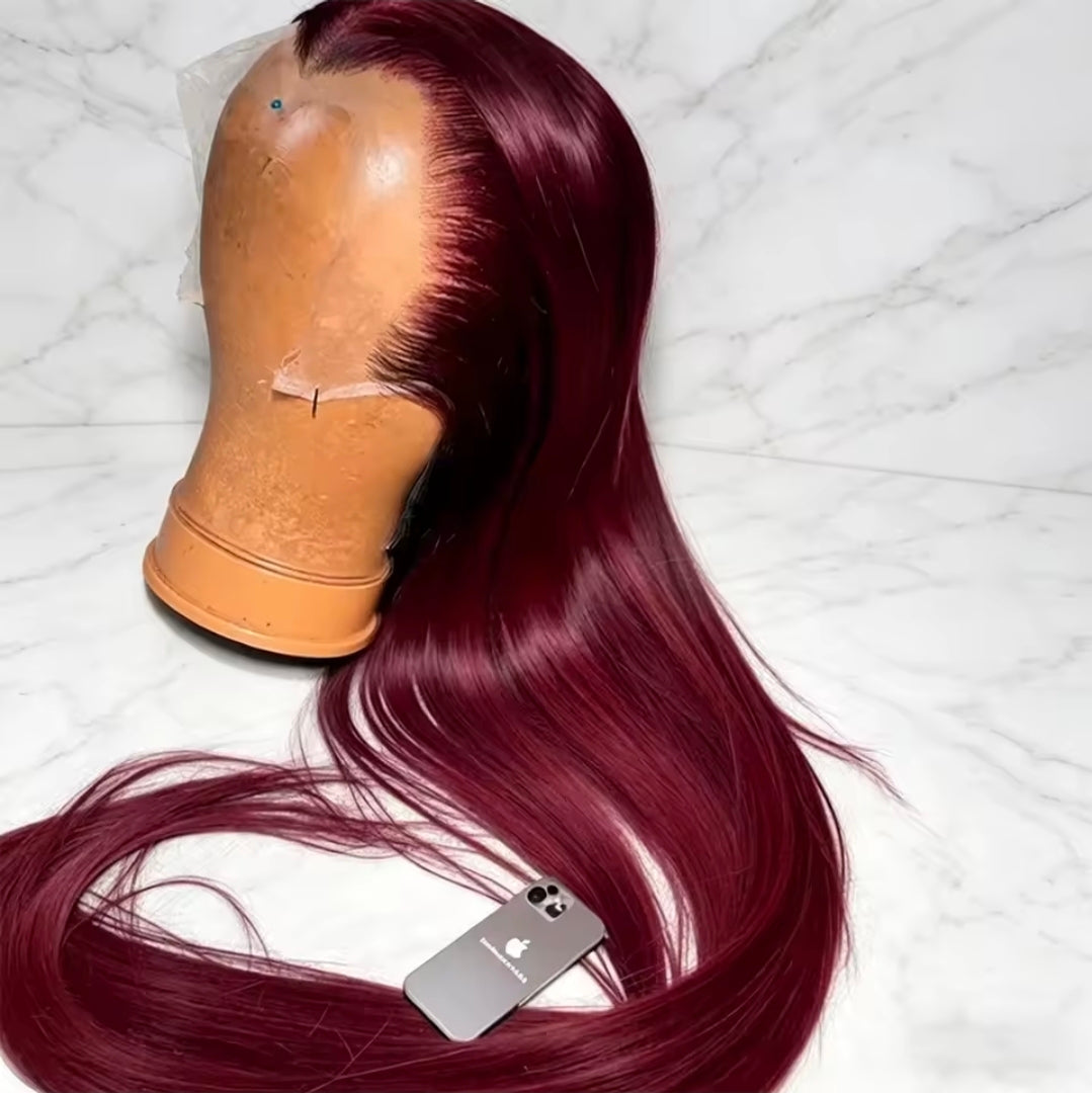 Red  Long Wig