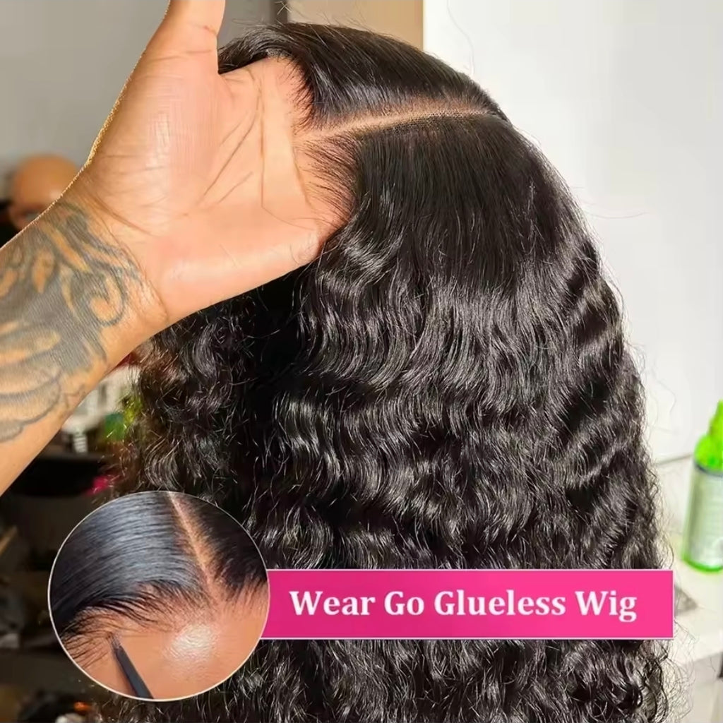 Black Glueless Wig